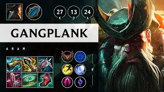 Gangplank ARAM: Triple Kill, Godlike - EUW Grandmaster Patch 14.21