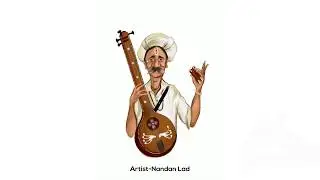 Digital Painting - Varkari Character Design - Art Timelapse - Nandan Lad.
