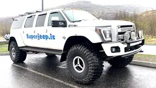 Ford F350 Excursion MEGA TRUCK on Iceland