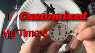 Timex Teardown: Drawing the OKC Skyline on a Watch Dial (Full Disassembly, Rebuild + Art)
