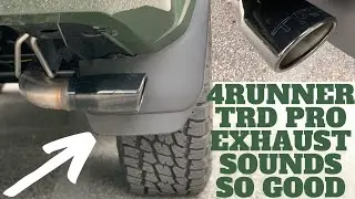 Звук выхлопа 4Runner TRD!! Обороты и холостой ход.
