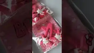 #hello kitty hair clips#satisfying#shorts