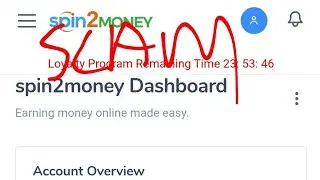 Spin2money Review Scam or Legit Register Login how Spin 2 money Works