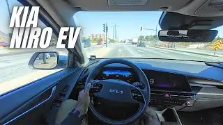 ASMR POV Drive | 2025 Kia Niro EV | Daytime City Errands