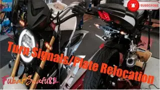 How Replace Turn Signals & Relocate License Plate on Freedom: Fighter 200 EFI