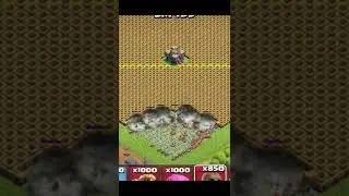 Super Wall Breakers VS Max Walls #clashofclans #shorts