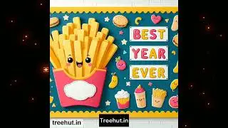 French Fries, End of Year Bulletin Board Ideas, Best Year Ever - 4939