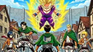 What If GOHAN Entered The ATTACK ON TITAN Universe?