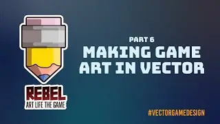 Making Game Art in Vector from start to finish part 6 - drawing on iPad with illustrator!