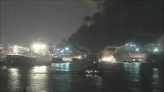 Tanker Fire, Fuel Spill, Forces Officials to Block Sections of Houston Ship Channel