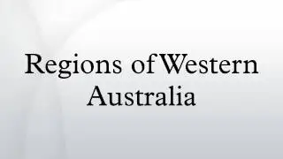 Regions of Western Australia HD