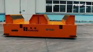 40T battery powered flatbed steel coil transfer cart