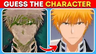 Guess The Hidden Bleach Character By Illusion | Anime Quiz 💀⚔️