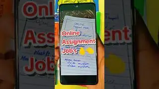 Online assignment work without invest #shorts  #onlineassignmentwork #assignmentjob #assignment