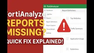 Устранение неполадок FortiAnalyzer — отсутствие шаблонов отчетов, диаграмм и наборов данных в опр...