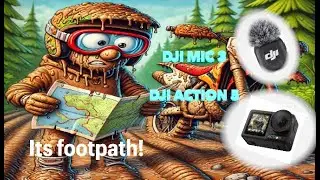 Тест микрофона DJI Mic 3 на зеленых дорожках, езда по тротуарам! И разговоры о болтах... 4K
