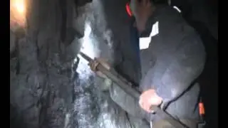 Технология установки АК01 на ампулы АМК с минеральной композицией в шпуре диаметром 40мм