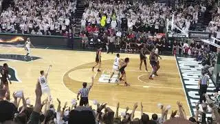 2019 Michigan State Basketball First Basket by Matt McQuaid