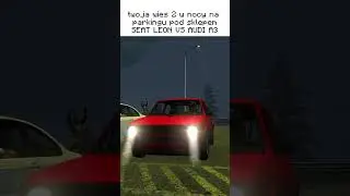 TWOJA WIEŚ 2 W NOCY PARKING POD SKLEPEM