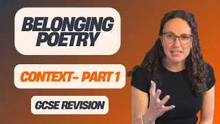 Poetry - Belonging Anthology- GCSE Edexcel English Literature- Context