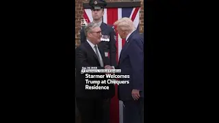 Starmer Welcomes Trump At Chequers Residence
