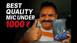 Best Wireless Mic Under ₹1000 🔥 | Grenaro Mic Honest Review for YouTube & Vlogging