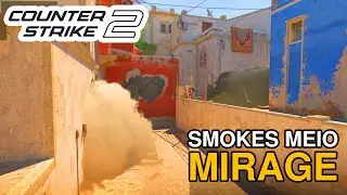 CS2 - SMOKE JANEL&Atilde;O, LIGA&Ccedil;&Atilde;O e L (MUITO F&Aacute;CIL) SMOKES MEIO / MID MIRAGE CS 2 (OLHAR DESCRI&Ccedil;&Atilde;O!!!)