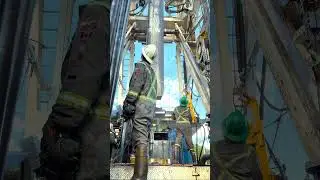 Drilling Operation Oil and Gas Crow
