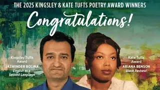 Surprising the 2025 Kingsley & Kate Tufts Poetry Award Winners