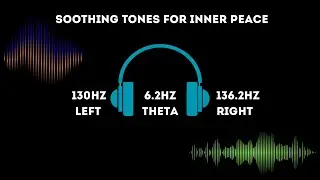 1 Hour of Low 6.2 Hz Theta Waves, Deep Sleep Music, Soothing Tones for Inner Peace, Stress Relief