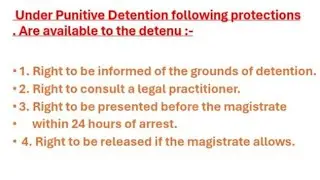 ARTICLE 22 PROTECTION AGAINST ARREST AND DETENTION