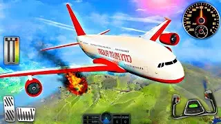 flight airplane city pilot simulator - plane boeing | plan crash Landing game | android gameplay 