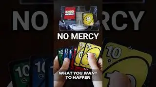 Insta-Win With Uno NO MERCY'S Expansion Pack! #uno #tabletopgaming #cardgame
