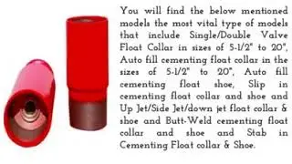 Get the Latest Models of Float Equipment from Top Manufacturers