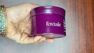 Foxtale De-Tan Face Mask glowing skin with Lactic Acid ,Brazilian Purple clay & Kaolin Clay Review 