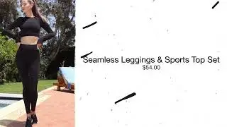 Laine's Bodyworks - Seamless Leggings & Sports Top Set