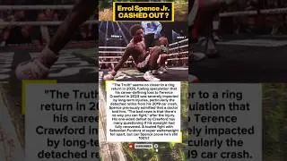 Errol Spence Jr. ..fueling speculation that his career-defining loss to Terence Crawford in 2023