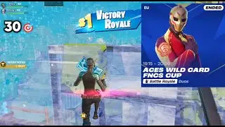 How we got a 30 kill win in Aces Wild Card Fncs Cup 🏆