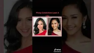 Filipino Celebrities Look Alike TikTok: gerwindalina1