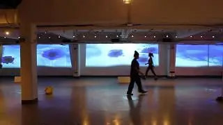 London Fashion Week 2016  Проекция анимации в пространстве
