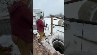 Копка колодца в Московской области Клинский район