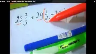 Hitung Pecahan Trik Super Cepat - Jurus 7 Detik Matematika Paman APIQ