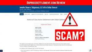 Dgpricesettlement.com Review &mdash; Legit Dollar General Settlement or Fake Website?
