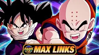 TERRIBLE UNIT! LEVEL 10 LINKS 100% RAINBOW STAR TEQ KRILLIN & GOHAN! (DBZ: Dokkan Battle)