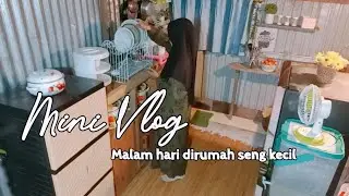Mini Vlog petang dan malam hari | Marapikan belanjaan dan Melipat Pakaian Bersama Raziq 
