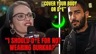 Muslim Gets Aggressive With British Girl After She Refuses to Follow Islam in the UK