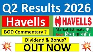 Havells Q2 results 2026 | Havells results today | Havells Share News | Havells Share latest news