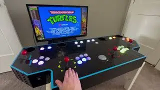 Arcade Cabinet Control Panel made with LEGO Brick Finished!