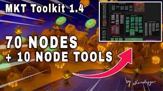 70 NODES FREE +10 NodeTools! in the MTK Toolkit 1.4 Updated (Manellopgar Toolkit) - Geometry Nodes