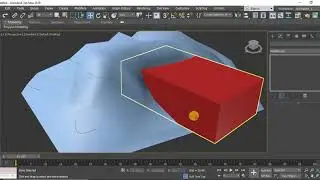 Lecture  12 - 3Ds Max استخدام امر Terrain لعمل الكنتور والجبال والهضبه والتلال